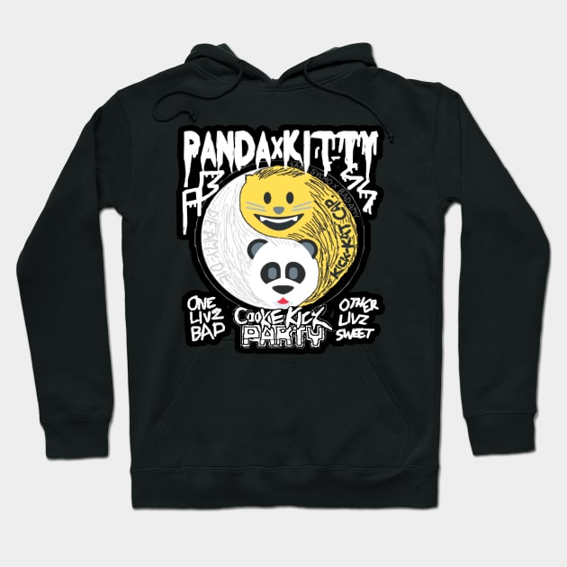 PANDAxKITTY ''ONE LIVE BAD, OTHER LIVZ SWEET'' Hoodie by KVLI3N